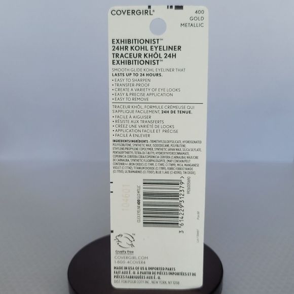 COVERGIRL Makeup Covergirl Exhibitions 24hr Kohl Eyeliner 40 Gold